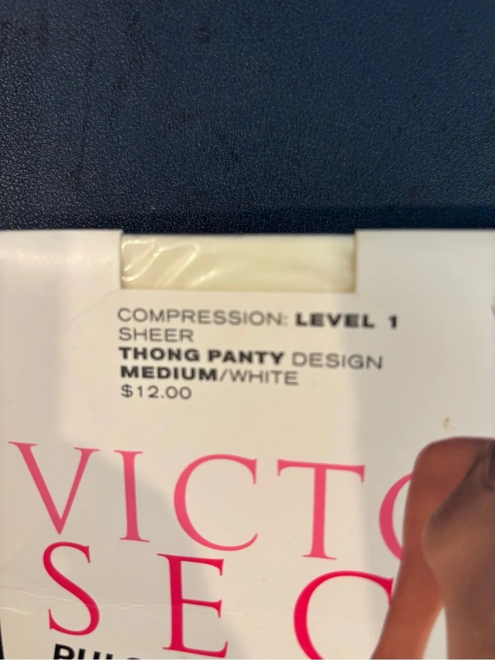 Victoria's Secret PulsePoints Sheer Thong Hosiery - Nude